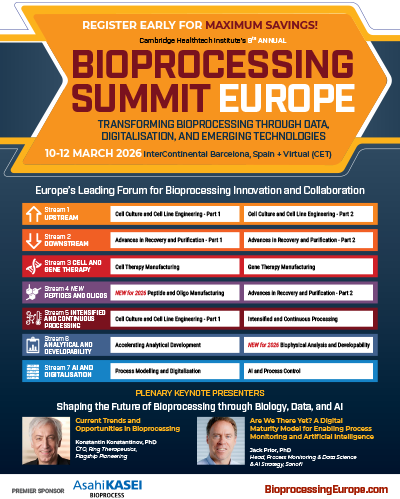 Bioprocessing Summit Europe 2026 Brochure