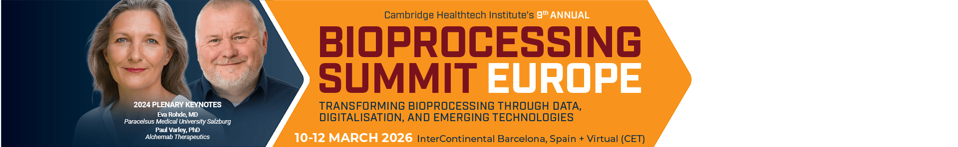 Bioprocessing Summit Europe 2026 Hero 2 Banner